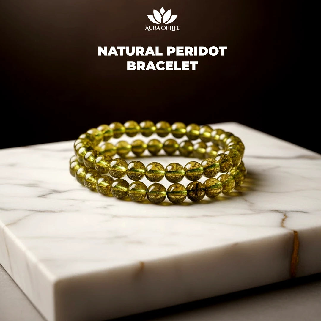 Natural Peridot Bracelet