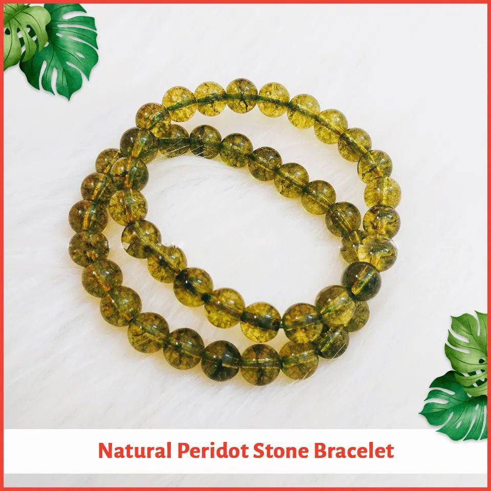 Natural Peridot Bracelet