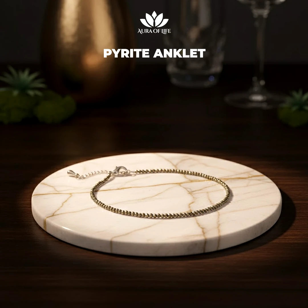 Pyrite Anklet