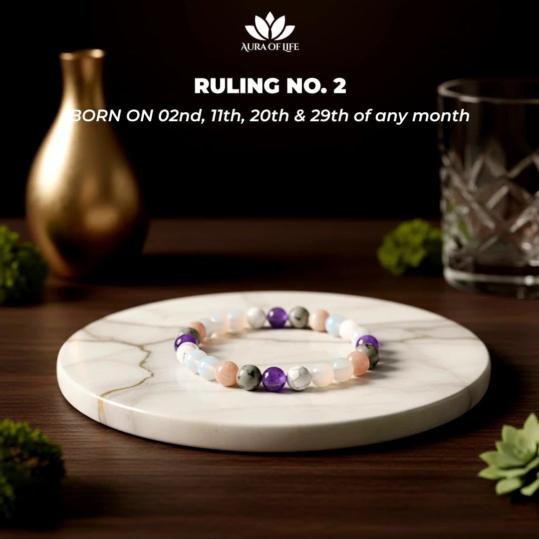 Ruling No. 2 Numerology Bracelet