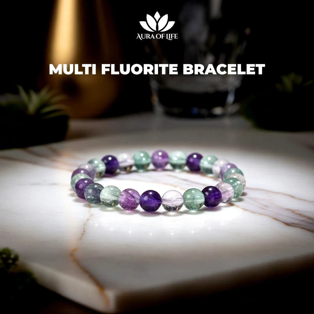Multi Fluorite Bracelet