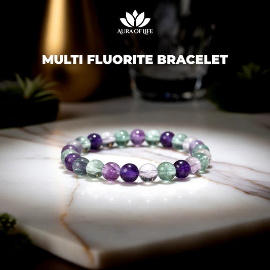 Multi Fluorite Bracelet