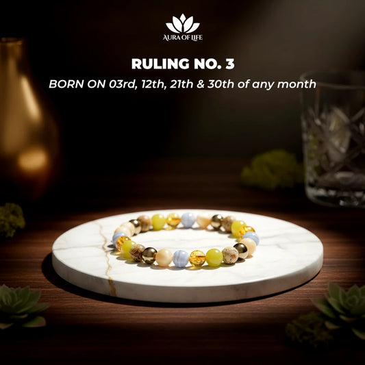 Ruling No. 3 Numerology Bracelet