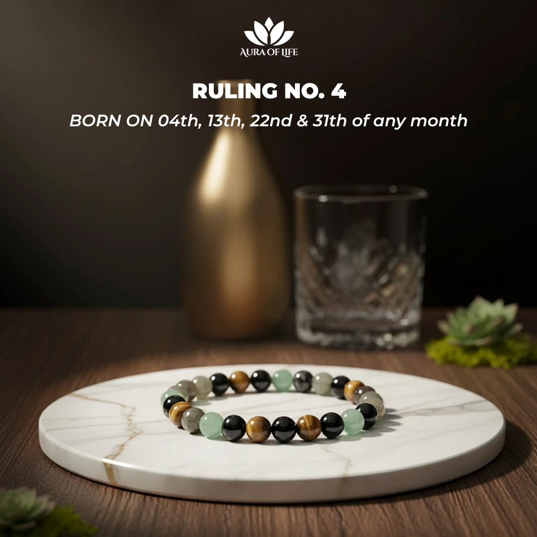 Ruling No. 4 Numerology Bracelet
