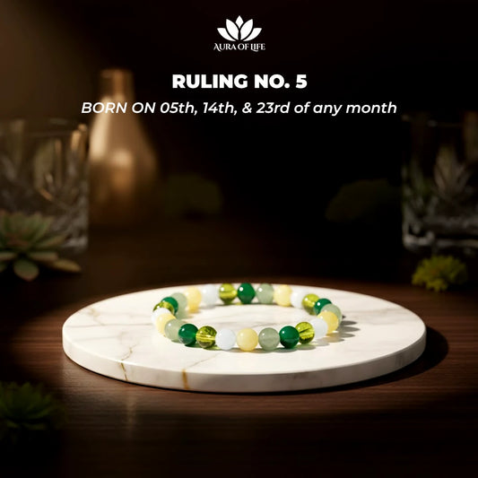 Ruling No. 5 Numerology Bracelet