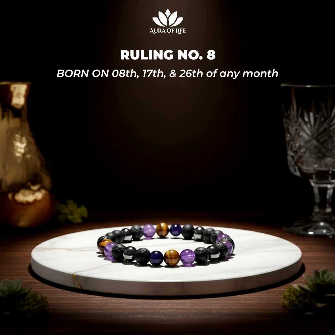 Ruling No. 8 Numerology Bracelet
